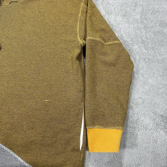 Hoka One One Hoodie Mens Large M/L Yellow Gray Pullover Sweater Running Gym - Picture 7 of 12